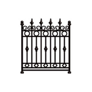 Black Iron Fence